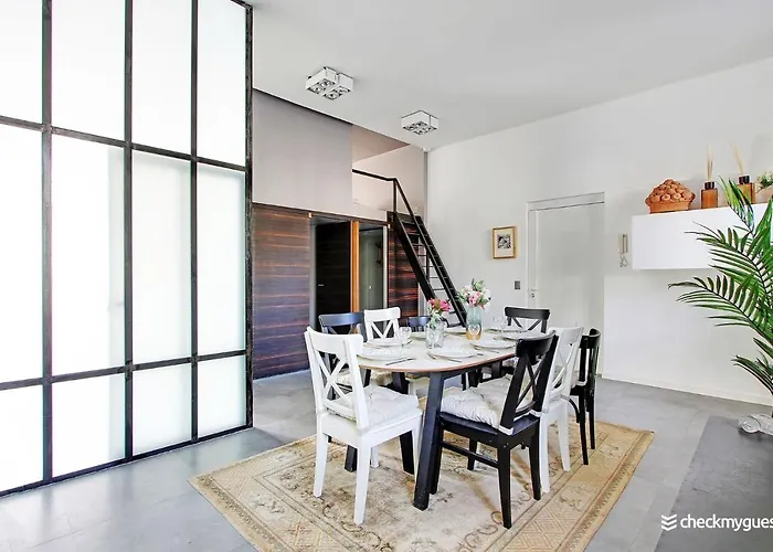 Apartment Superbe Loft 2br - Buttes Chaumont *