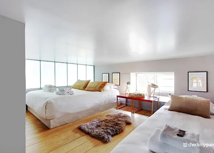 Superbe Loft 2br - Buttes Chaumont Lägenhet *